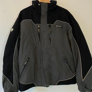 Descente Black and Grey Ski / Snowboard Jacket Mens L